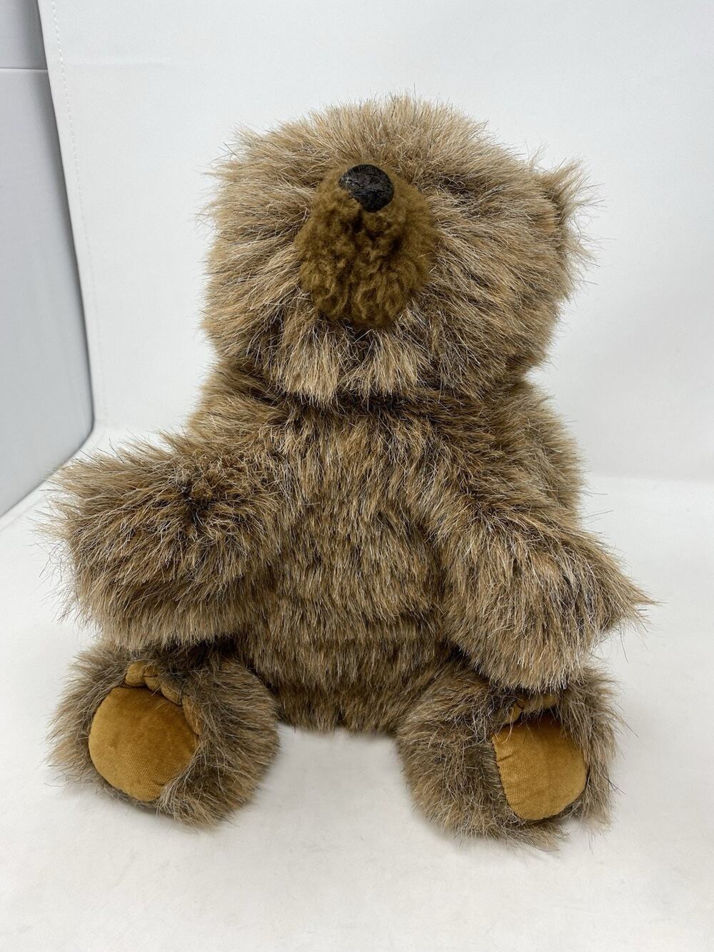 Vintage Folkmanis Furry Folk Plush Puppet Cinnamon Bear Brown Wildlife USA Made
